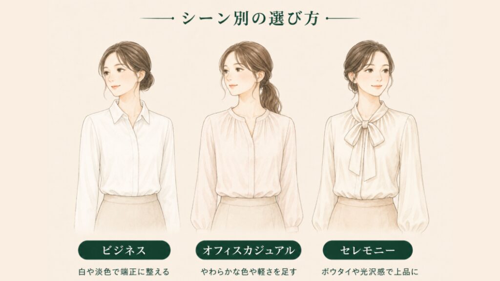 シーン別の選び方