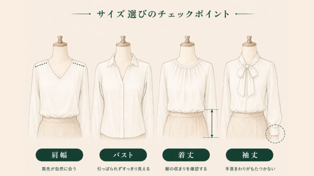 サイズ選びのチェックポイント